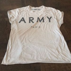 Grey Army Paris tee
